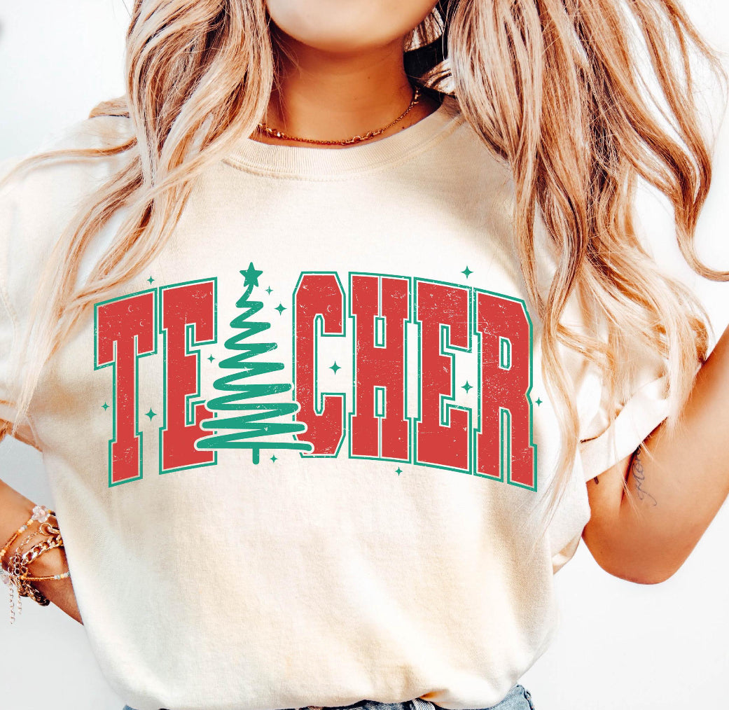 Festive Teacher Vibes Tee