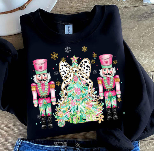 Pink Nutcracker Christmas Sweatshirt
