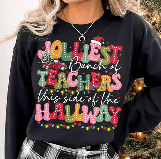 Jolliest Bunch of Teachers Long Sleeve Tee