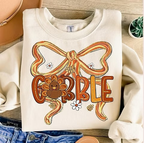 Gobble Thanksgiving Sweatshirt